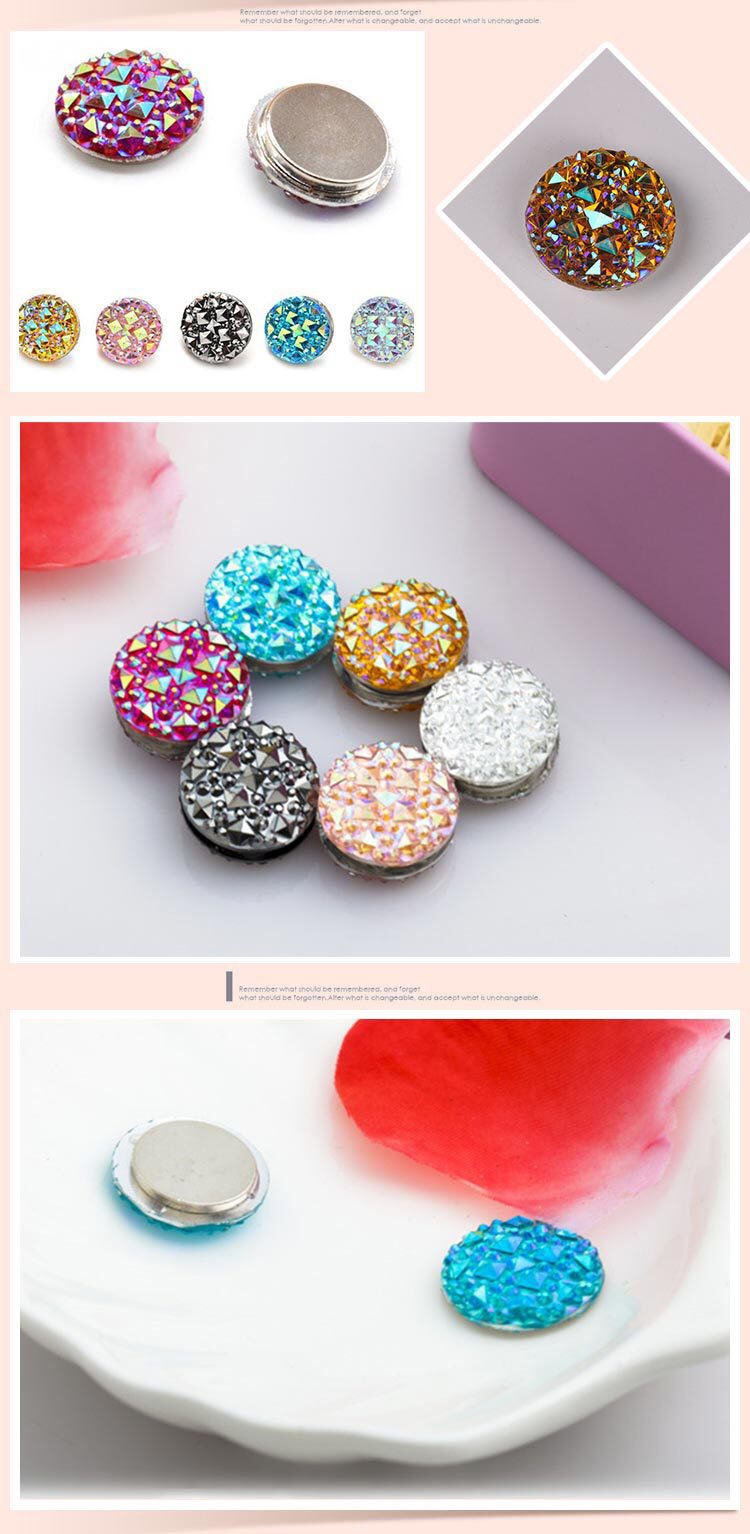 Muslim lady head scarf strong magnetic anti slip brooch pin clips hijab
