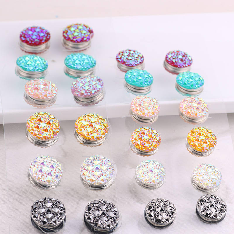Muslim lady head scarf strong magnetic anti slip brooch pin clips hijab