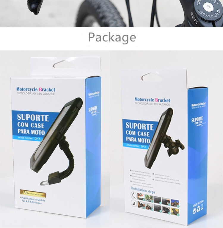 Silicone bicycle handle bar stand mountain bike mobile phone bracket motorcycle rear view mirror smart phone holder