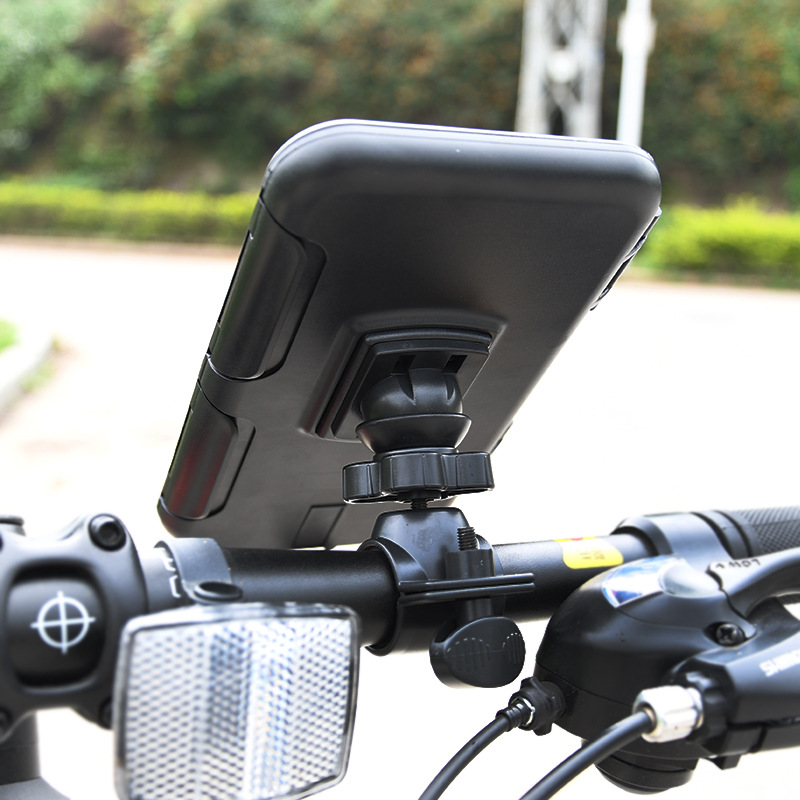 Silicone bicycle handle bar stand mountain bike mobile phone bracket motorcycle rear view mirror smart phone holder