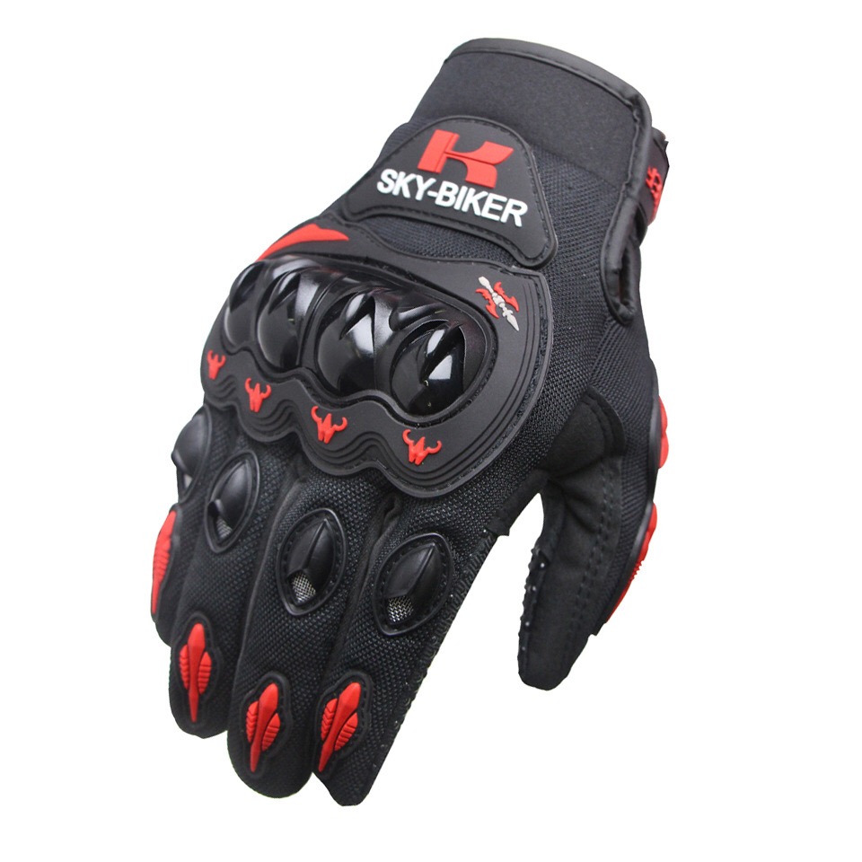 Outdoor sport cycling protection full finger tactical cycling gloves motorbike armored motocross  riding motorcycle rider shock resistant racing outdoor motorcycle gloves