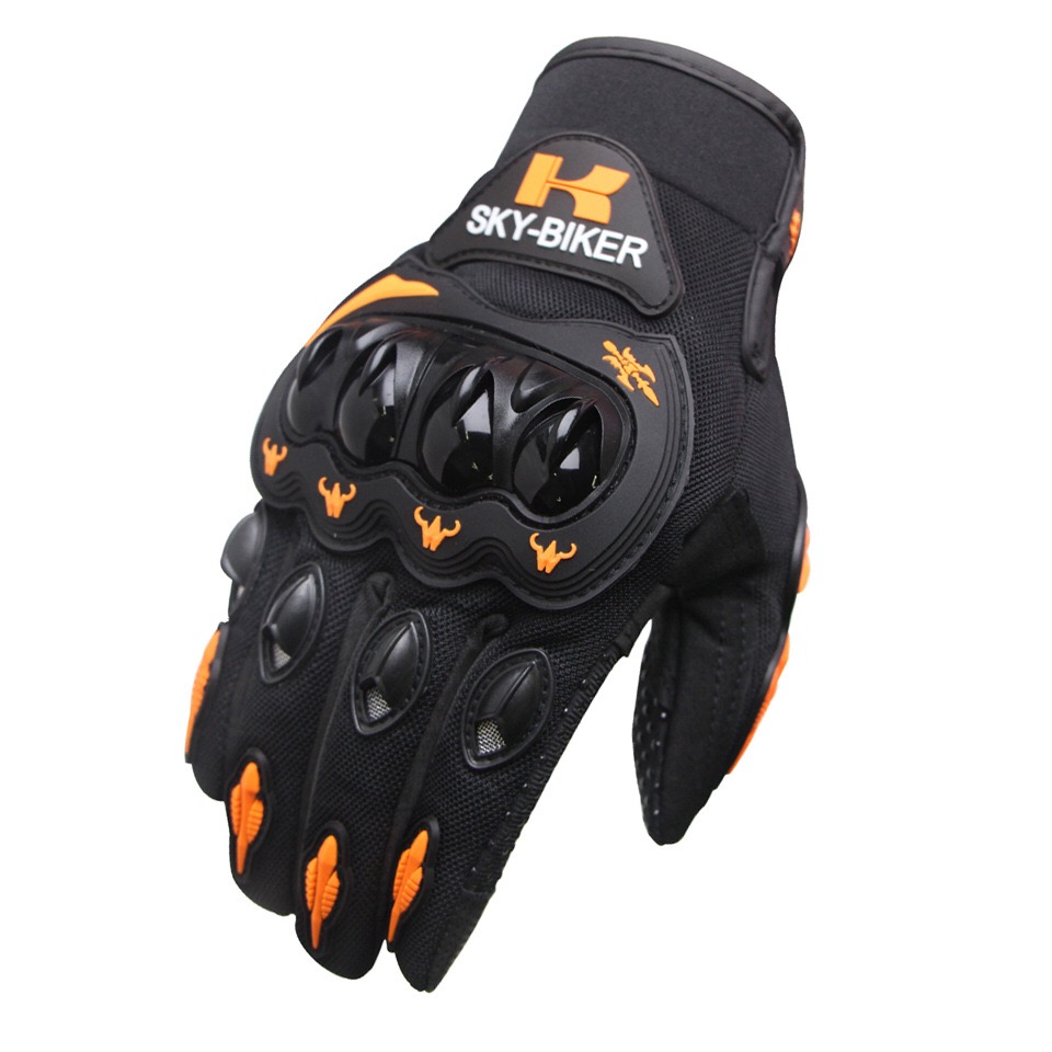 Outdoor sport cycling protection full finger tactical cycling gloves motorbike armored motocross  riding motorcycle rider shock resistant racing outdoor motorcycle gloves