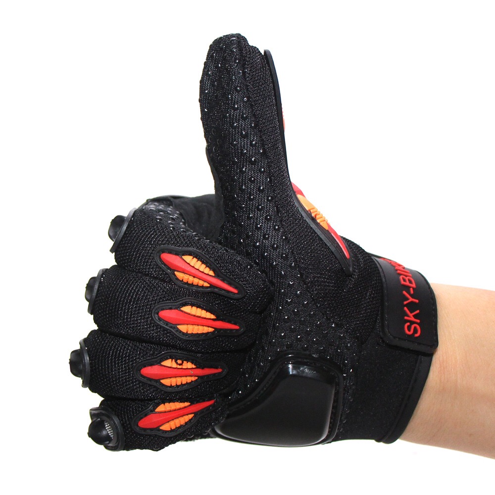 Outdoor sport cycling protection full finger tactical cycling gloves motorbike armored motocross  riding motorcycle rider shock resistant racing outdoor motorcycle gloves