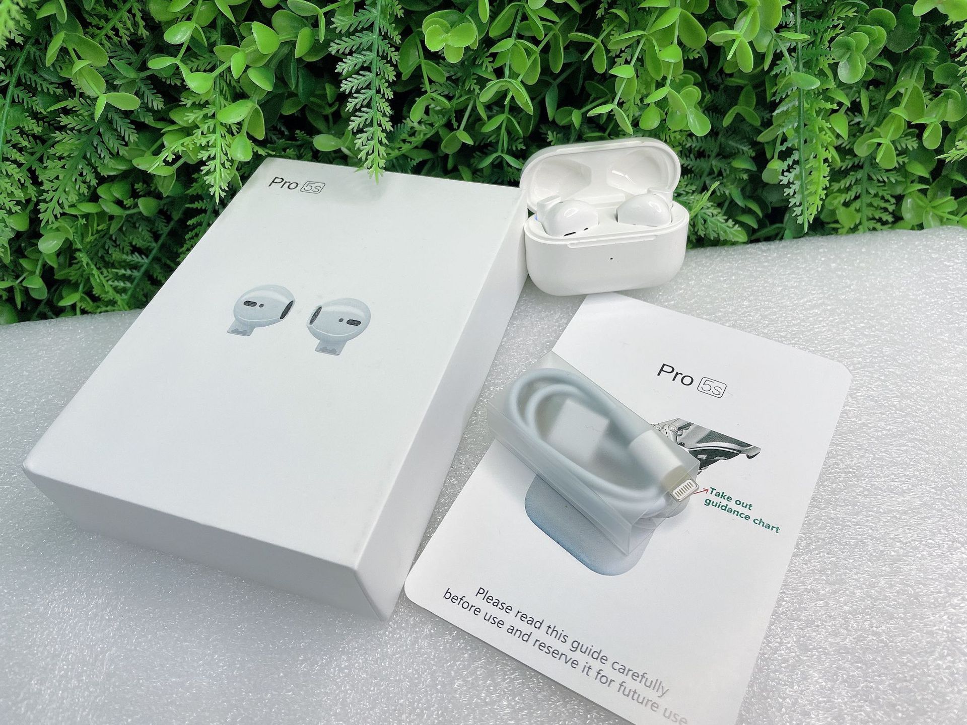 The fifth generation finger print true wirless bluetooth tws earphones noise cancelling earbuds top tier super bass  inpods for android ios smart phones