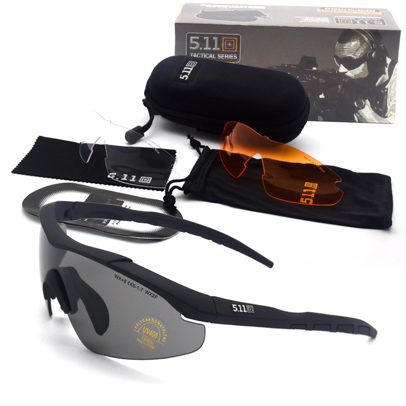 HD Tactical Shooting Motorcycle Goggles Riding Outdoor Sunglasses Sport Hunting Tactical Eye Protective Glasses