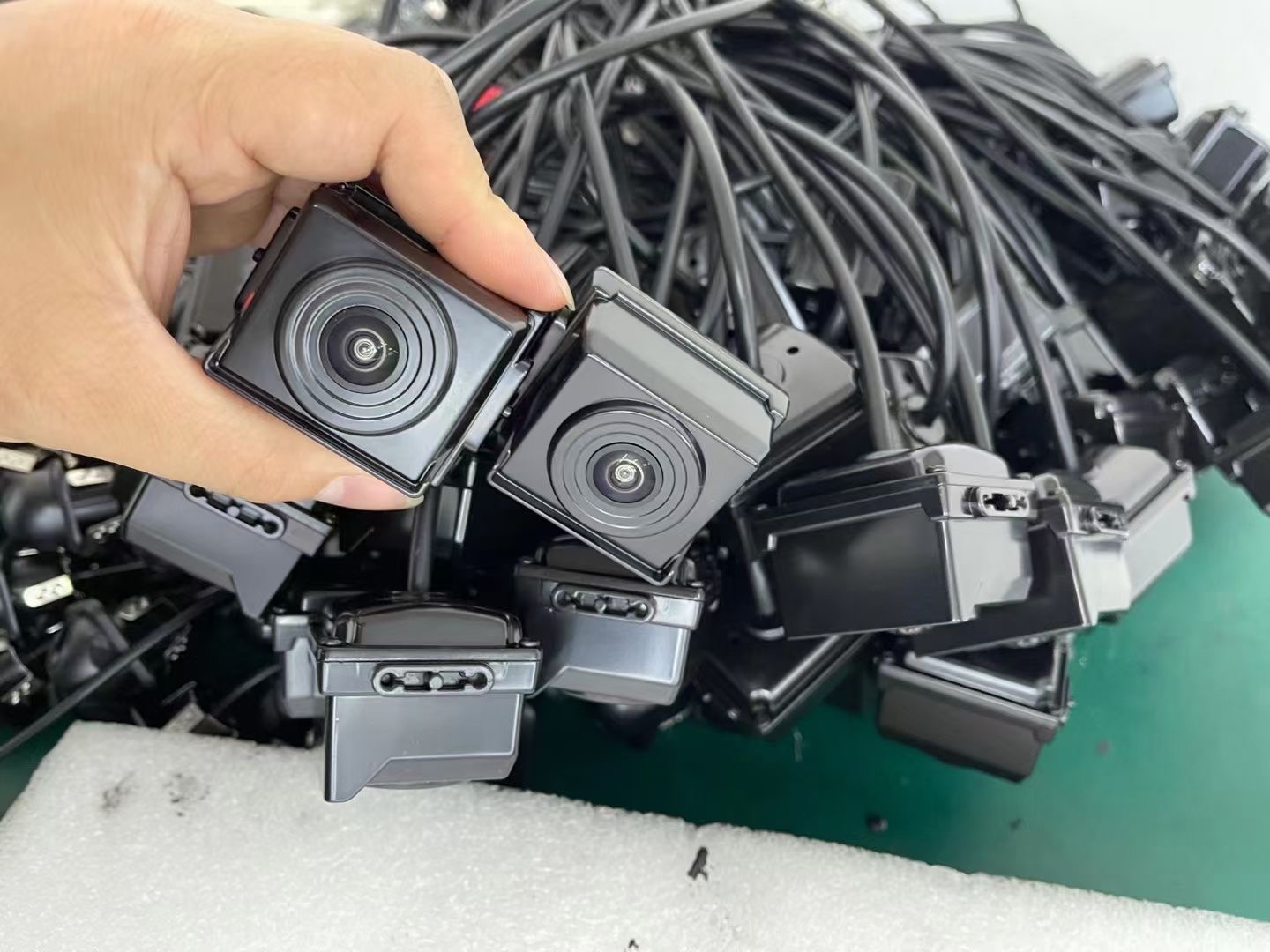 HD reversing car monitor camera CCD night vision rear view backup surveillance rear camera for car