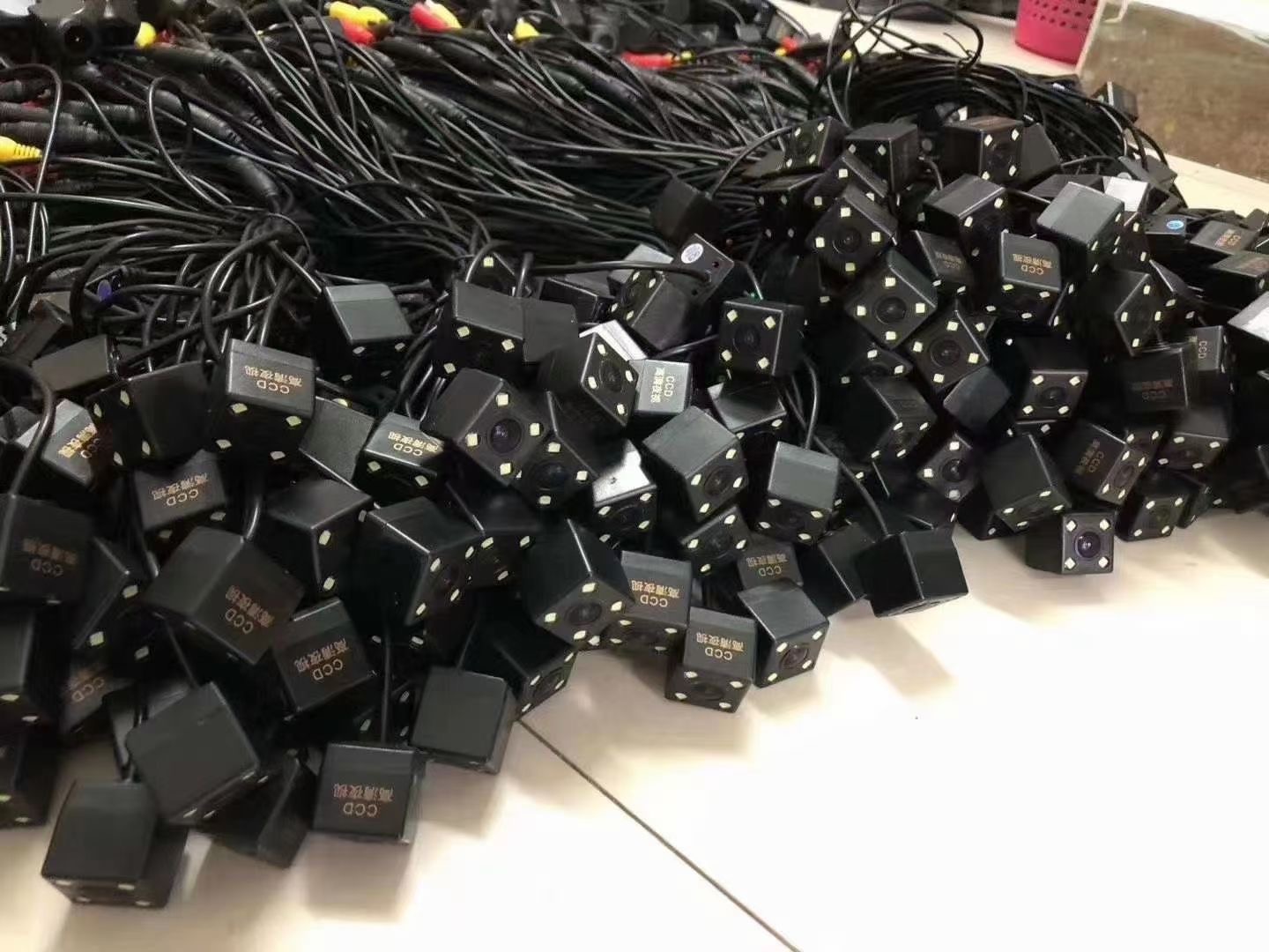 HD reversing car monitor camera CCD night vision rear view backup surveillance rear camera for car