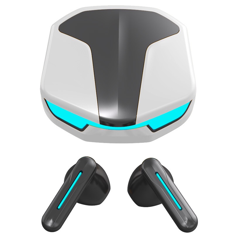 Gaming finger print touch digital display earbuds tws ture wireless bluetooth 5.0 earphones sports touch twins one touch control inpods