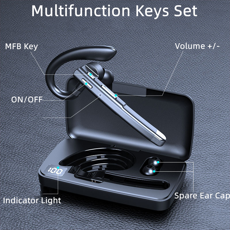 Mobile phone true wireless earphones tws big battery earhook inpods waterproof business airpods