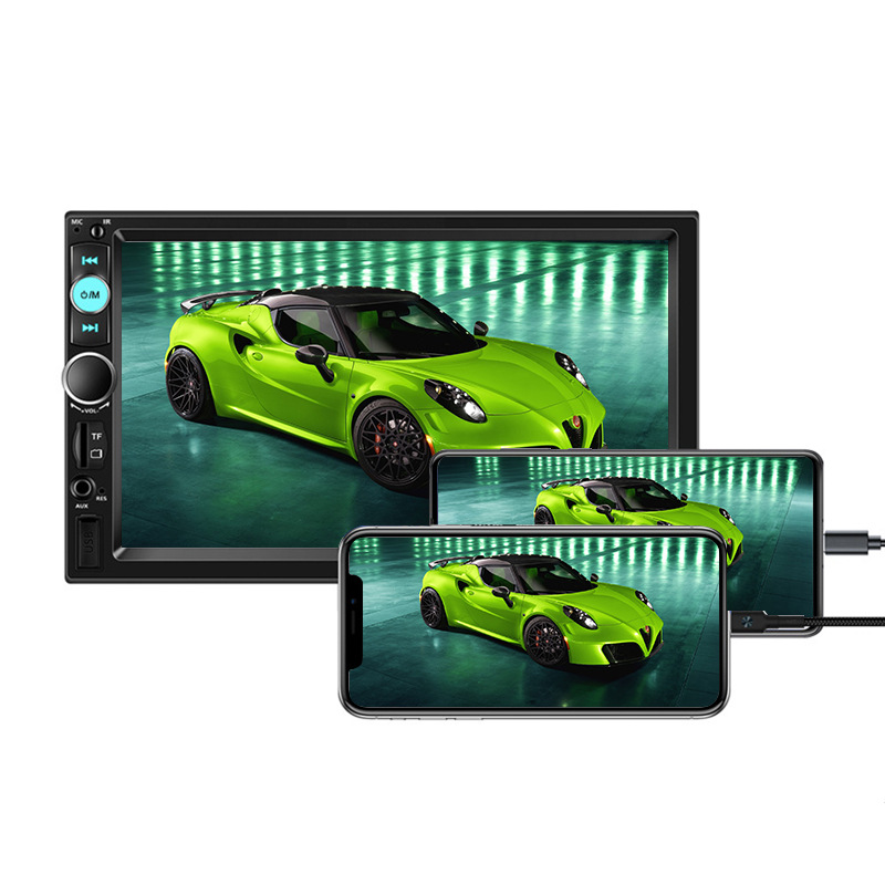 Car steering wheel control central mainboard 7inch touch screen mp5 mirror reversing monitor 1080P (if you need camera, please choose mp5+camera choice))