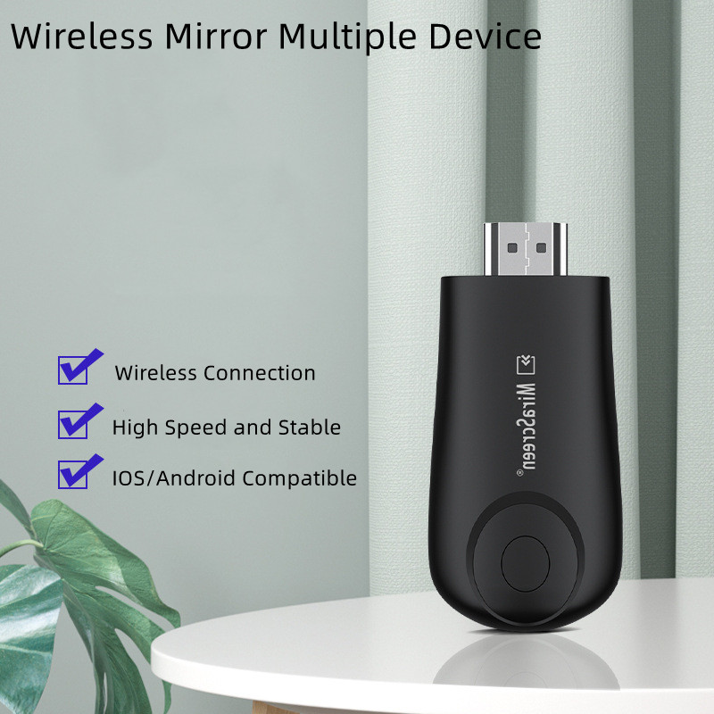 Airplay Mirror Screen Smart Home WiFi Display Miracast Airplay HDMI Compatible Android IOS Mirascreen TV Wifi Display Receiver