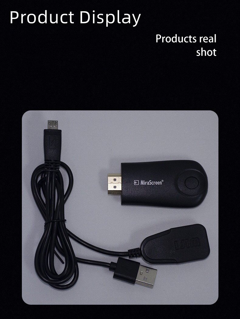 Airplay Mirror Screen Smart Home WiFi Display Miracast Airplay HDMI Compatible Android IOS Mirascreen TV Wifi Display Receiver