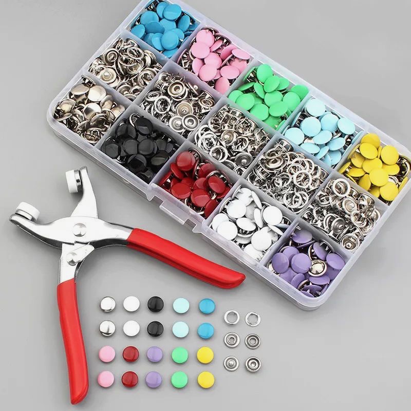 Mommy Tools Bag Buckle Installation Tool Metal Concealed Buckle Ten Color Fiveclaw Buckle Multiple Use Hand Pressure Piler for Baby Crawling Clothes Accessories