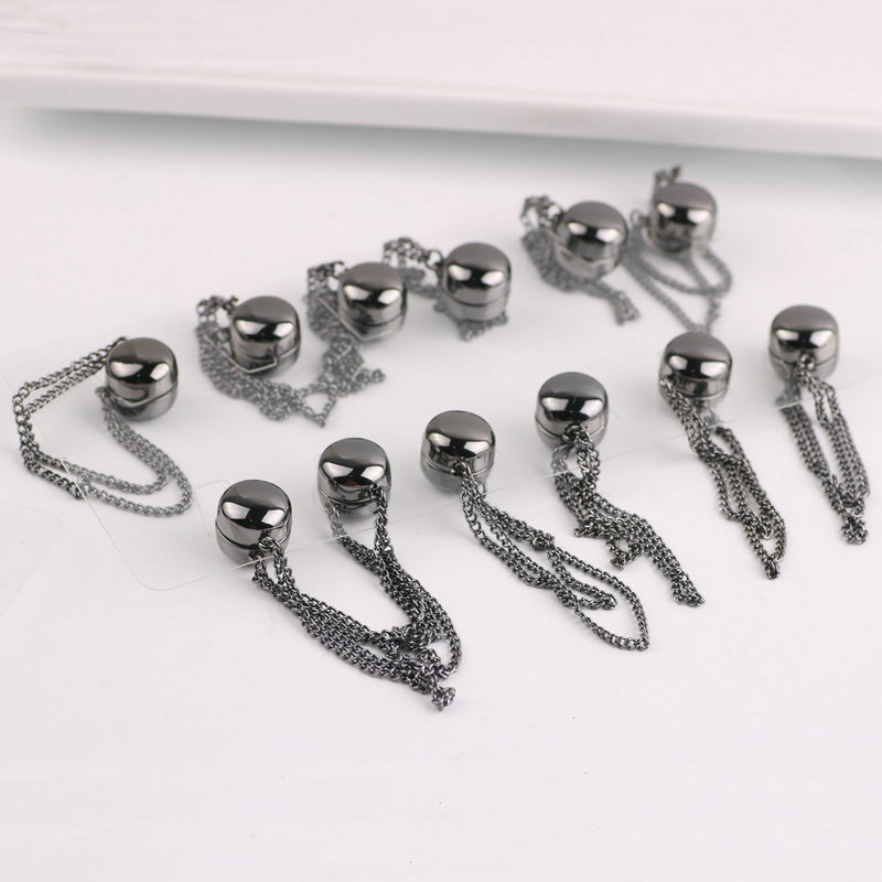 Muslim lady head scarf strong magnetic anti slip brooch pin clips hijab
