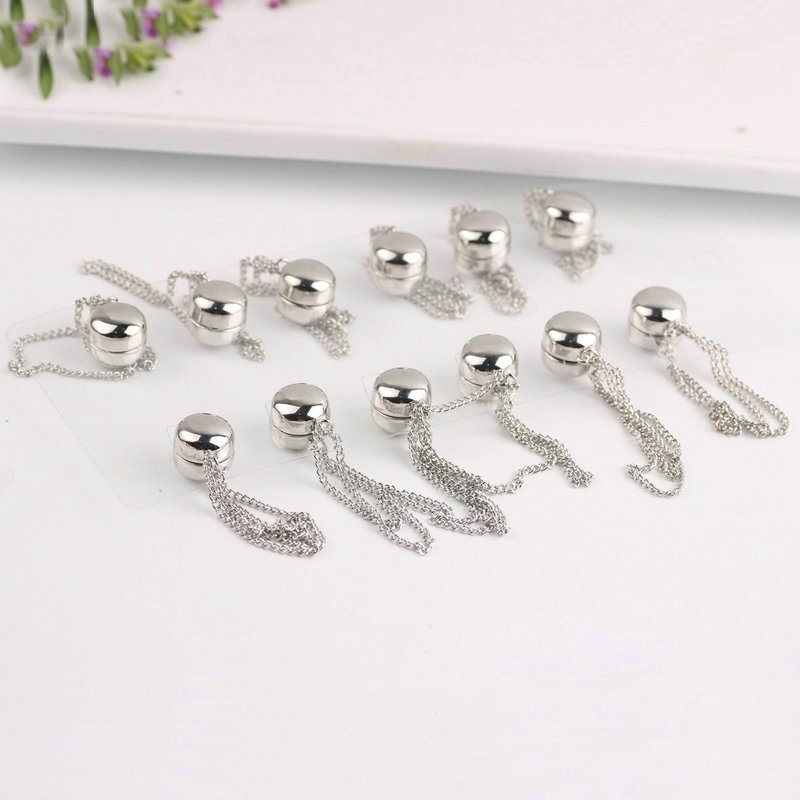 Muslim lady head scarf strong magnetic anti slip brooch pin clips hijab