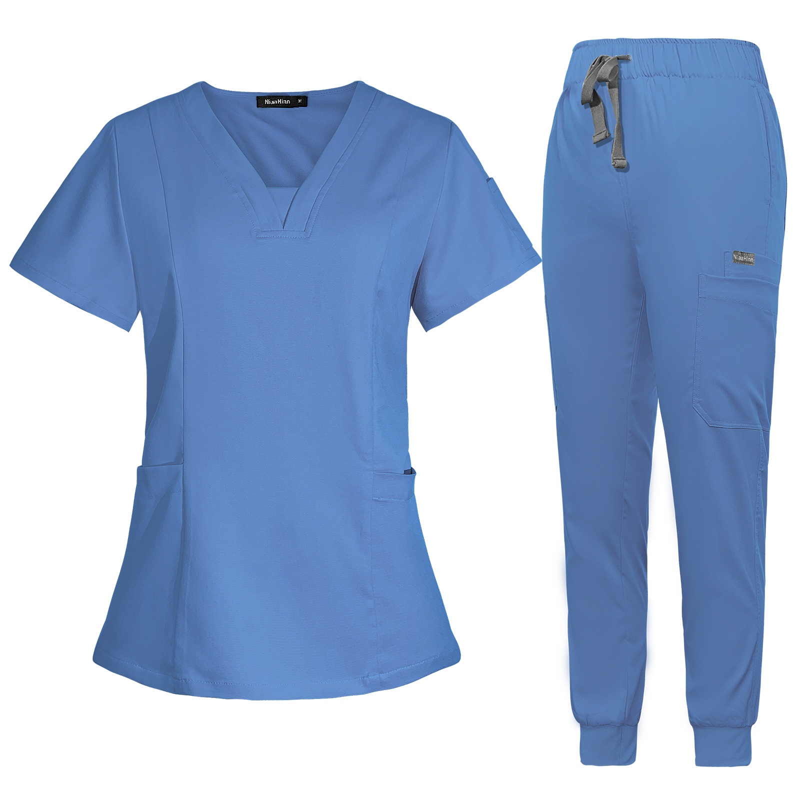 High quality surgical gowns nursing medical scrubs hosptial separate set dental isolation brush hand clothing