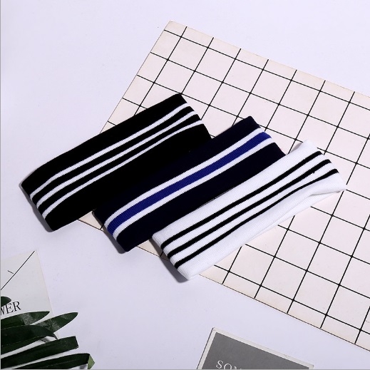 Tennis Sweatbands Forehead Head Hair Sweat Band Elastic Terry Cloth Cotton GYM Yoga Fitness HeadBand