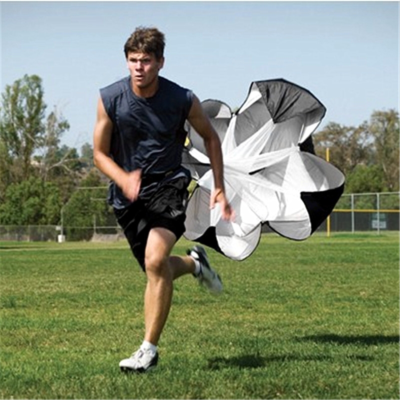 56 Inch Running Speed Resistance Umbrella Exercise Speed Training Parachute GA 