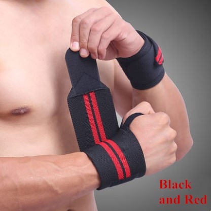 Sports Weightlifting Wrist Support Fitness Training Gloves Weight Lifting Wrist Bands Straps Wraps