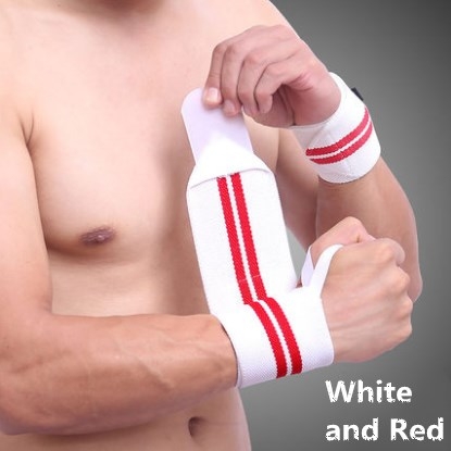 Sports Weightlifting Wrist Support Fitness Training Gloves Weight Lifting Wrist Bands Straps Wraps