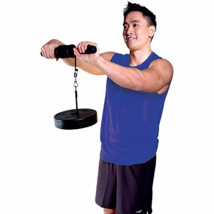 Forearm Trainer Strengthener Hand Gripper Strength Exerciser Weight Lifting Rope Waist Roller