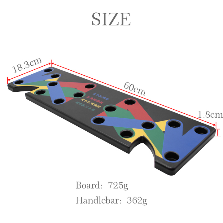Push Up Rack Board 9 System Men Women Comprehensive Fitness Exercise Workout Push-up Stands
