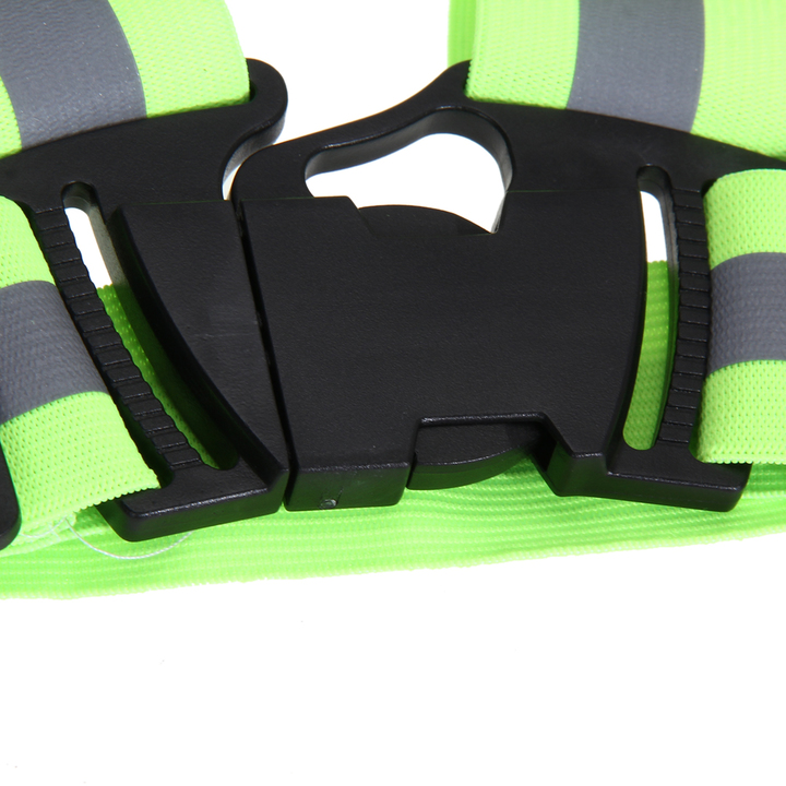 High Visibility Outdoor Cycling Safety Vest Bike Ribbon Bicycle Reflecing Elastic Harness Vests