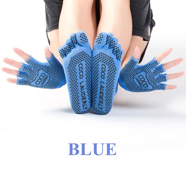 Yoga Socks Women Socks Meia Pilates Massage Athletic Sport Woman Socks With Gloves