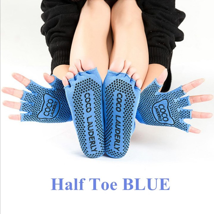 Yoga Socks Women Socks Meia Pilates Massage Athletic Sport Woman Socks With Gloves