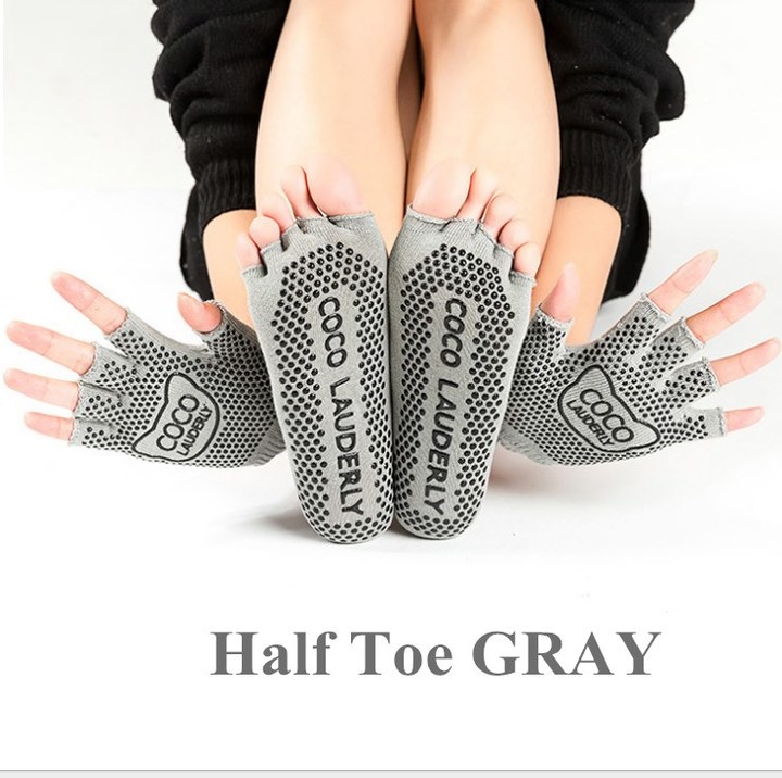 Yoga Socks Women Socks Meia Pilates Massage Athletic Sport Woman Socks With Gloves