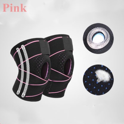 2PCS Meniscus Knee Pads Silica Gel Kneepads Hiking Running Knee Support Breathable Knee Protector