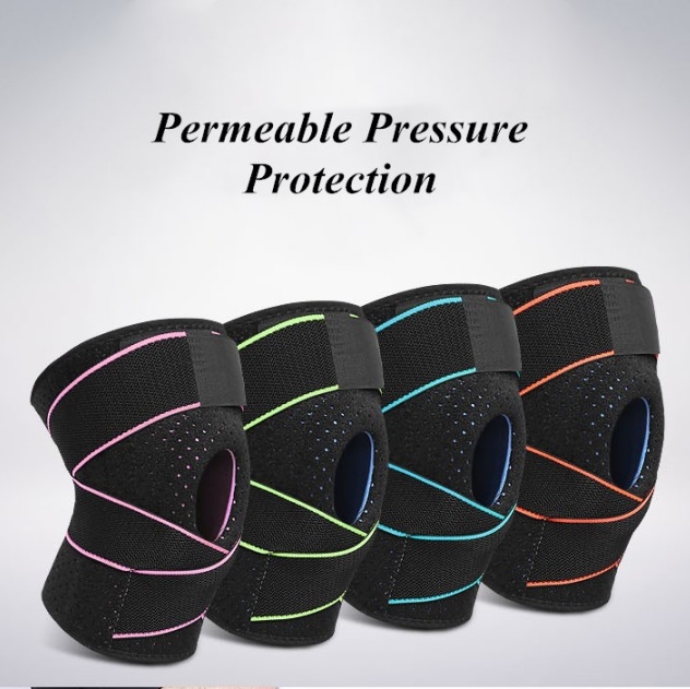 2PCS Meniscus Knee Pads Silica Gel Kneepads Hiking Running Knee Support Breathable Knee Protector