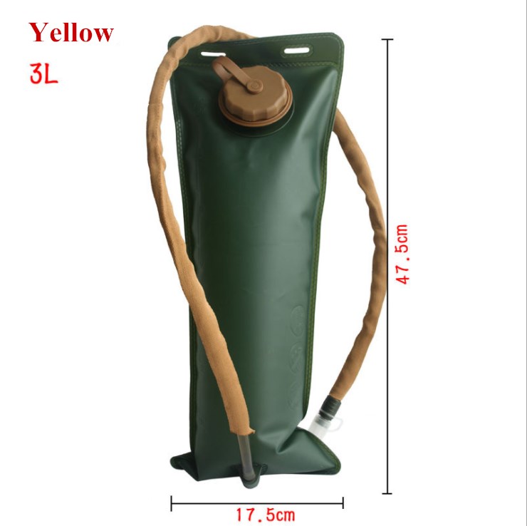 Portable water bag 3L Hydration Bladder Backpack Riding mountaineering outdoor sports drinking bags