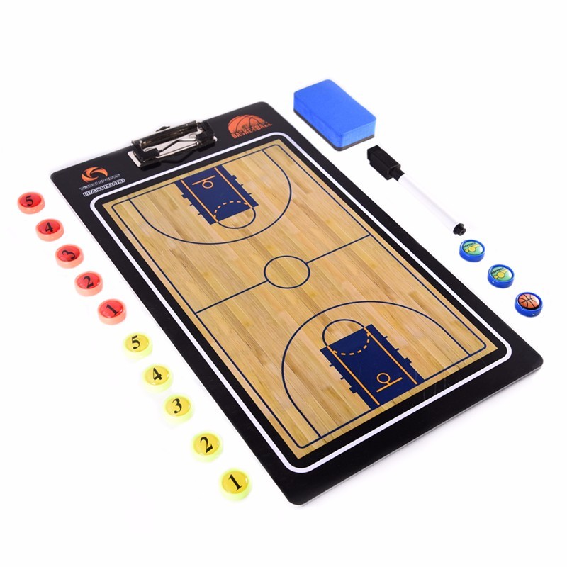 Professional Basketball Coaching Board Coaches Clipboard Dry Erase Marker Basketball Tactical Board