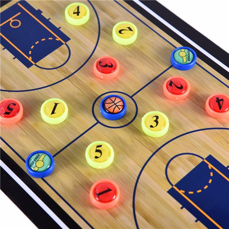 Professional Basketball Coaching Board Coaches Clipboard Dry Erase Marker Basketball Tactical Board