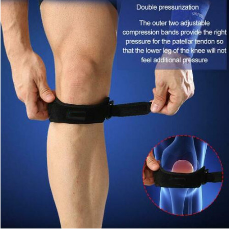 2Pcs/Set Patella Tendon Brace Strap Knee Patella Support Jumpers Runners Pain Band Brace Sports