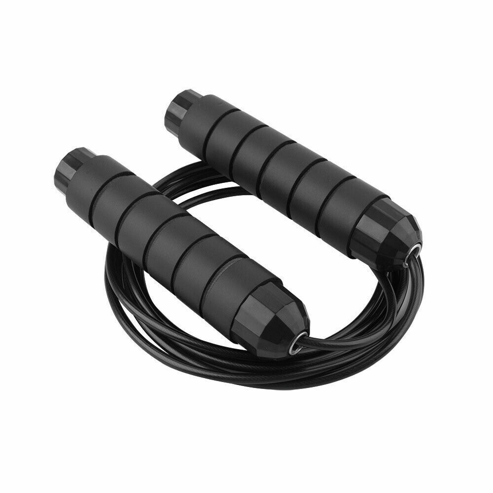 Rapid Speed Jump Rope Crossfit Excercise and Fitness Workout Equipments Skipping Foot Unisex