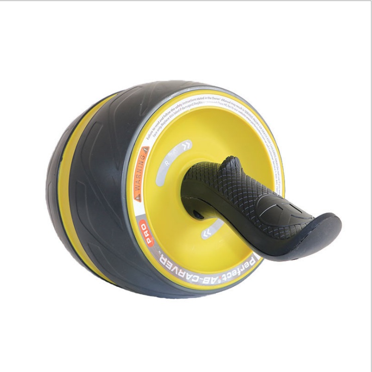 ABS Abdominal Roller Exercise Wheel Fitness Equipment Mute Roller For Arms Back Belly Core Trainer