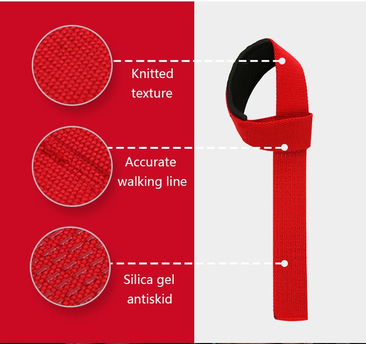 2pcs/Pair Gym Fitness Weight lifting Grip Straps Dumbbell Hand Grips Training Wrist Support Bands