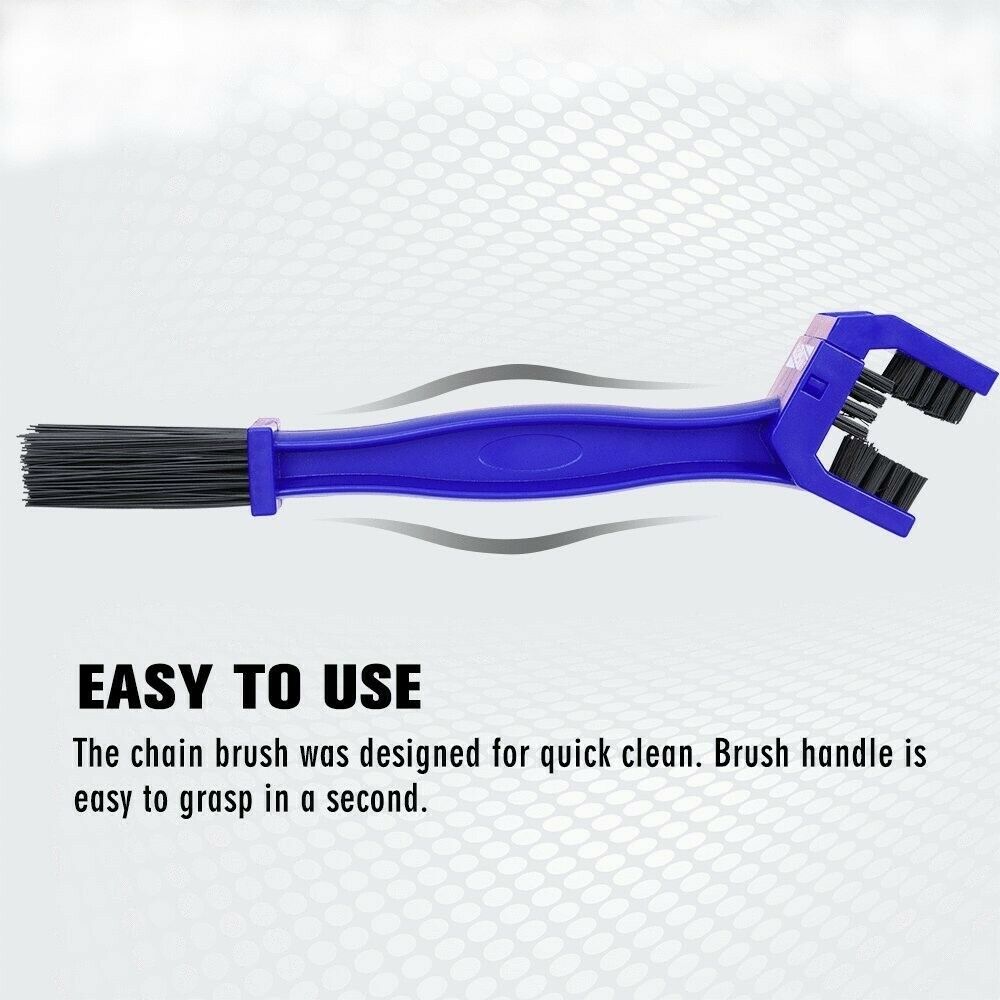 2PCS Motorcycle Cleaning Brush Remover Tool Bicycle Chain Cleaning Brush Gear Grunge Brush Cleaner