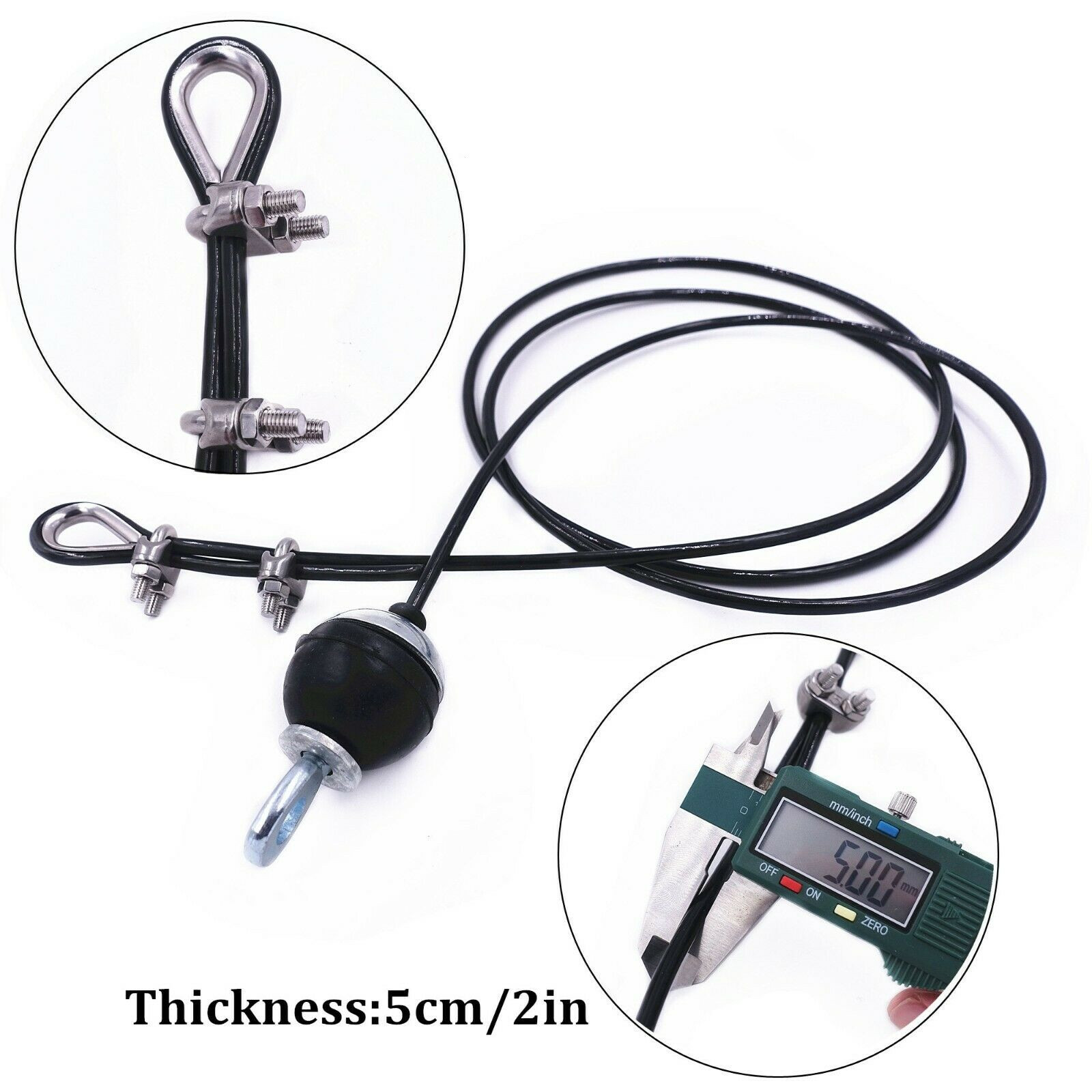 Gym Cable Wire Rope Heavy Duty Steel Replacement Parts for Home Gym Fitness Cable Pulley