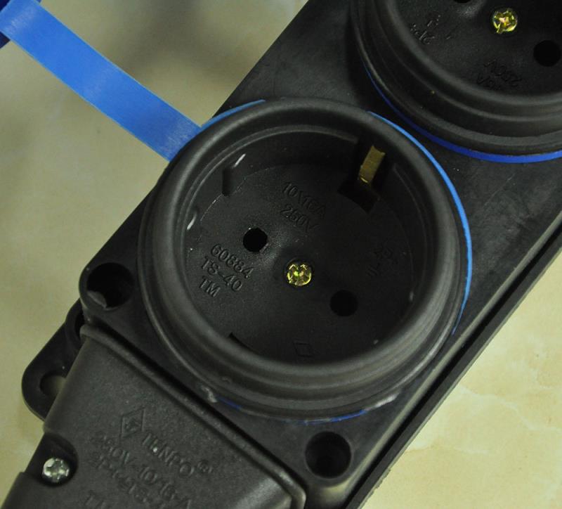 EU 250V 16 AMP 3 PIN Indudtrial Site Plug AC Sockets Male/Female 3600W Waterproof Level