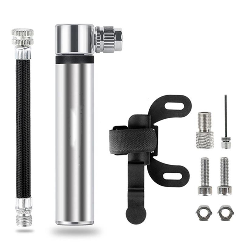 Bicycles Mini Bike Pump Aluminum Alloy Cycling Hand Air Pump Ball Tire Inflator