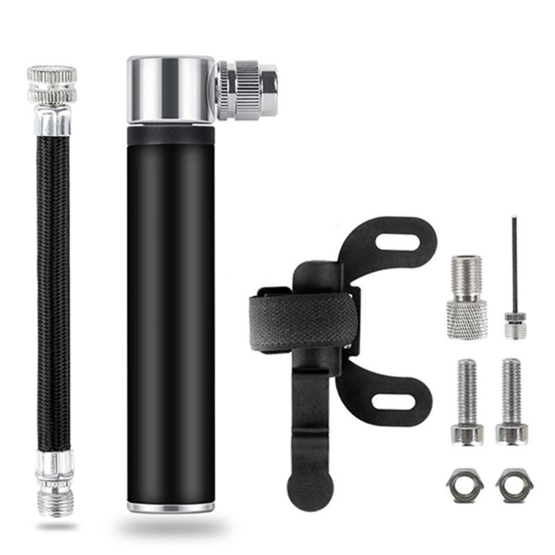 Bicycles Mini Bike Pump Aluminum Alloy Cycling Hand Air Pump Ball Tire Inflator