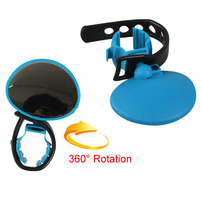 Bicycles Bike Cycling 360 degree Rotate MTB Mirror Handlebar Wide Angle Rear View Rearview