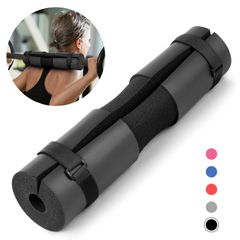 Barbell Pad Pull Up Squat Bar Shoulder Back Protect Pad Grip Support Weight Fitness Weightlifting Black