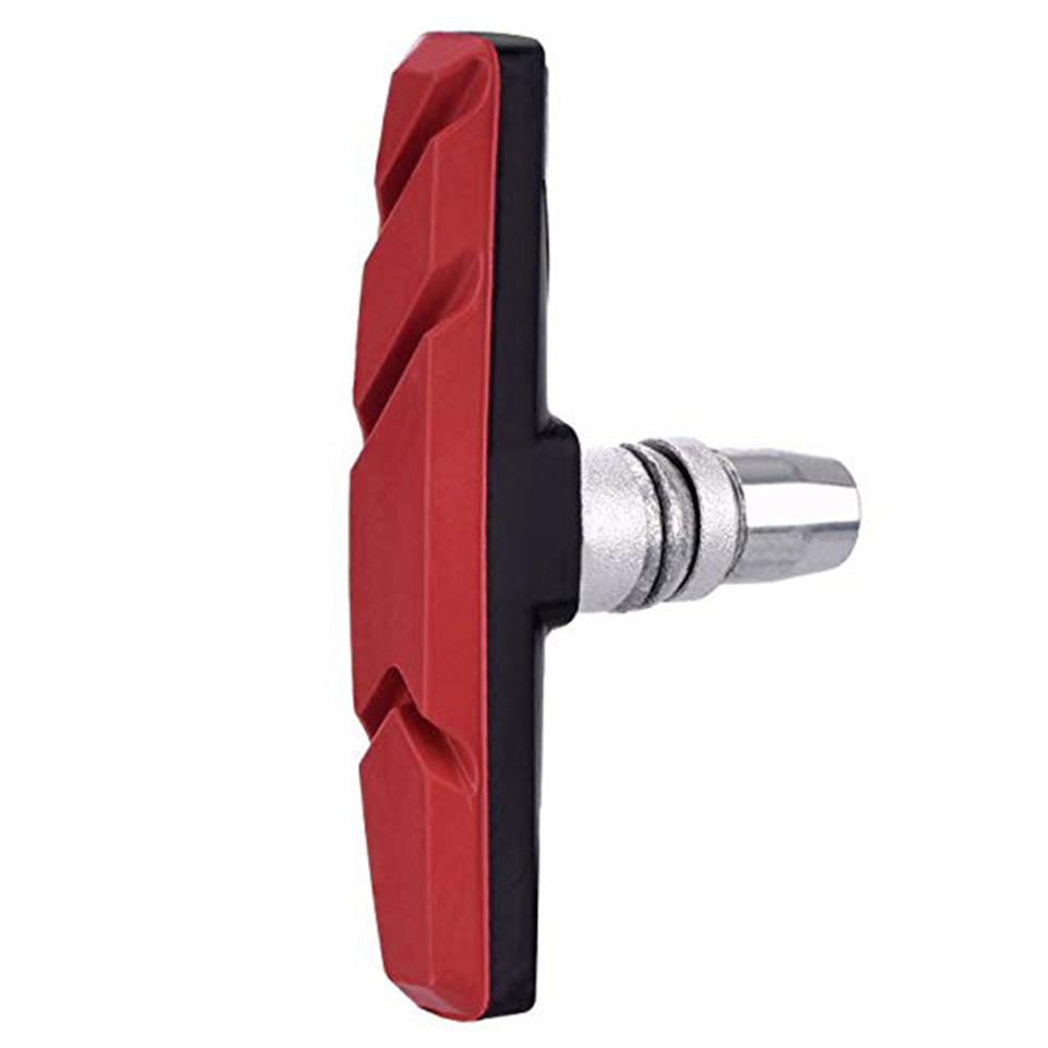 2PCS Bicycles mountain brake V-brake pads with mud trough silent bicycle brake pads bike brake pads