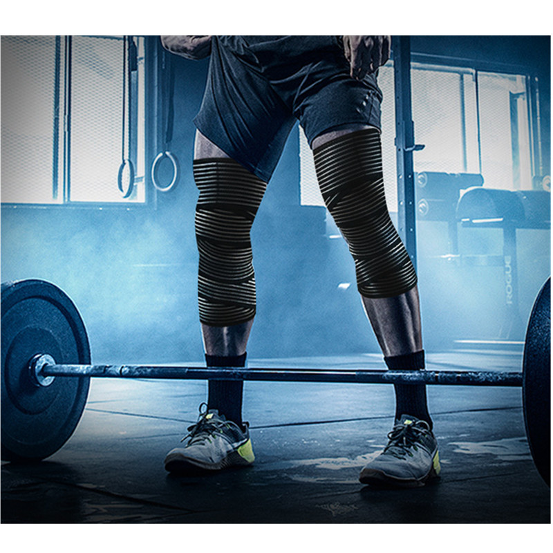 2Pcs/Set Compression Bandage Sports Kinesiology Tape for Ankle Wrist Knee Calf Thigh Wraps Protector