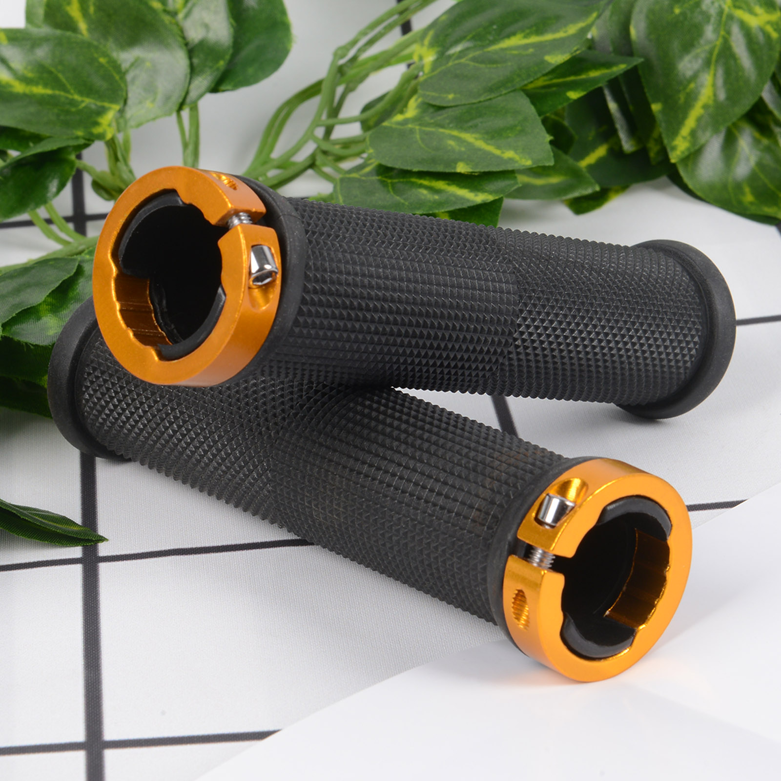 Bicycles Bicycle Handlebar Cover Grips Rubber Soft Anti-Skid Cycling Bike Grips MTB Mountain Road