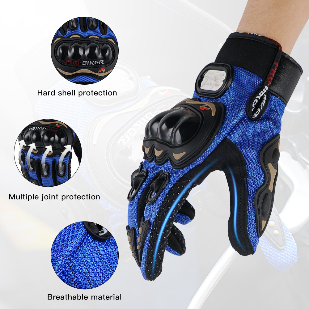 Motorcycle Glove Breathable Men Motocross Full Finger Off Road Riding Motorbike Moto Bicycle Gloves
